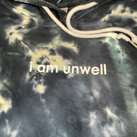 Barstool Sports Call Her Daddy “I Am Unwell” Tie-Dye Hoodie Size Large - Picture 3 of 10